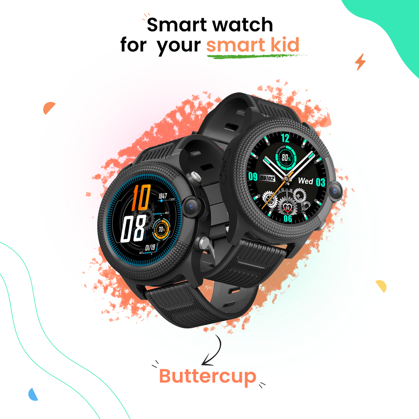 Turet Buttercup Smart Watch for Kids