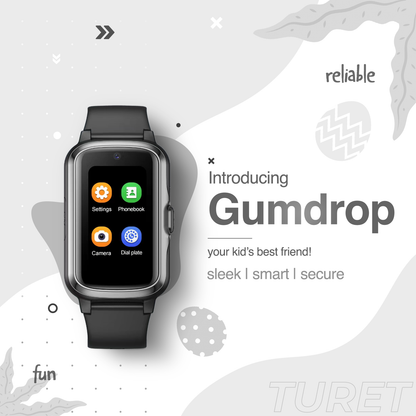 Turet Gumdrop Smart Watch for Kids