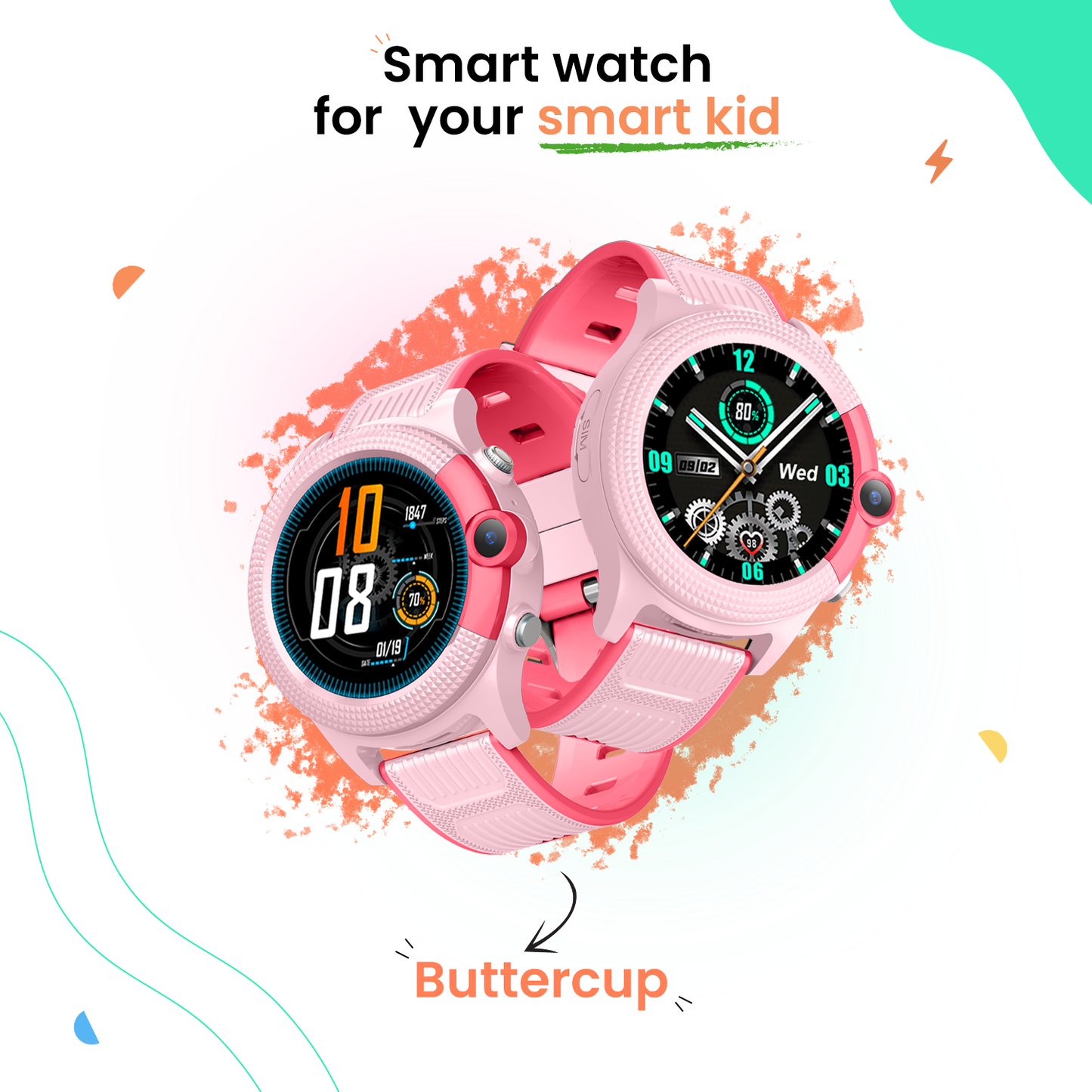 Turet Buttercup Smart Watch for Kids