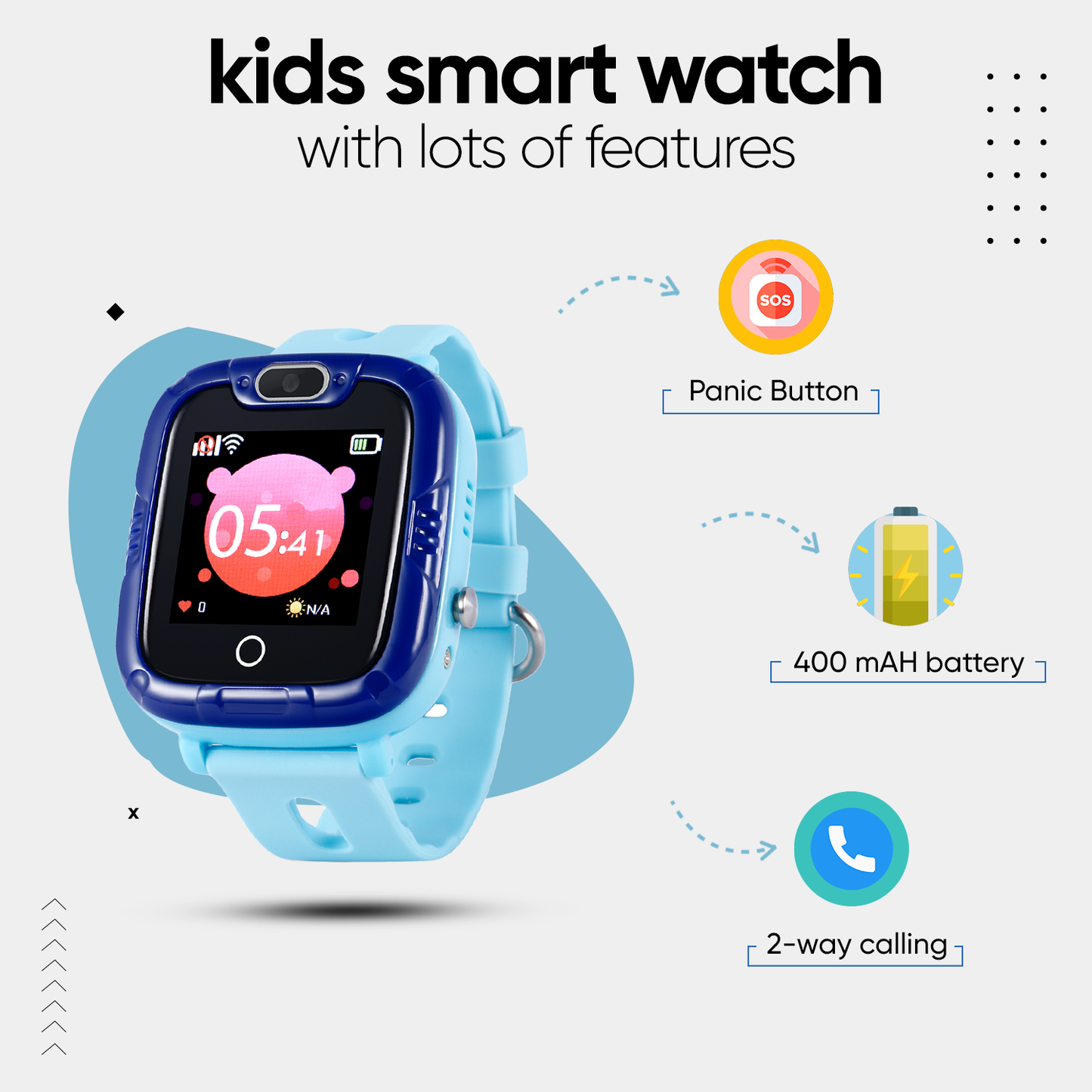 Turet Marshmallow Smart Watch for Kids