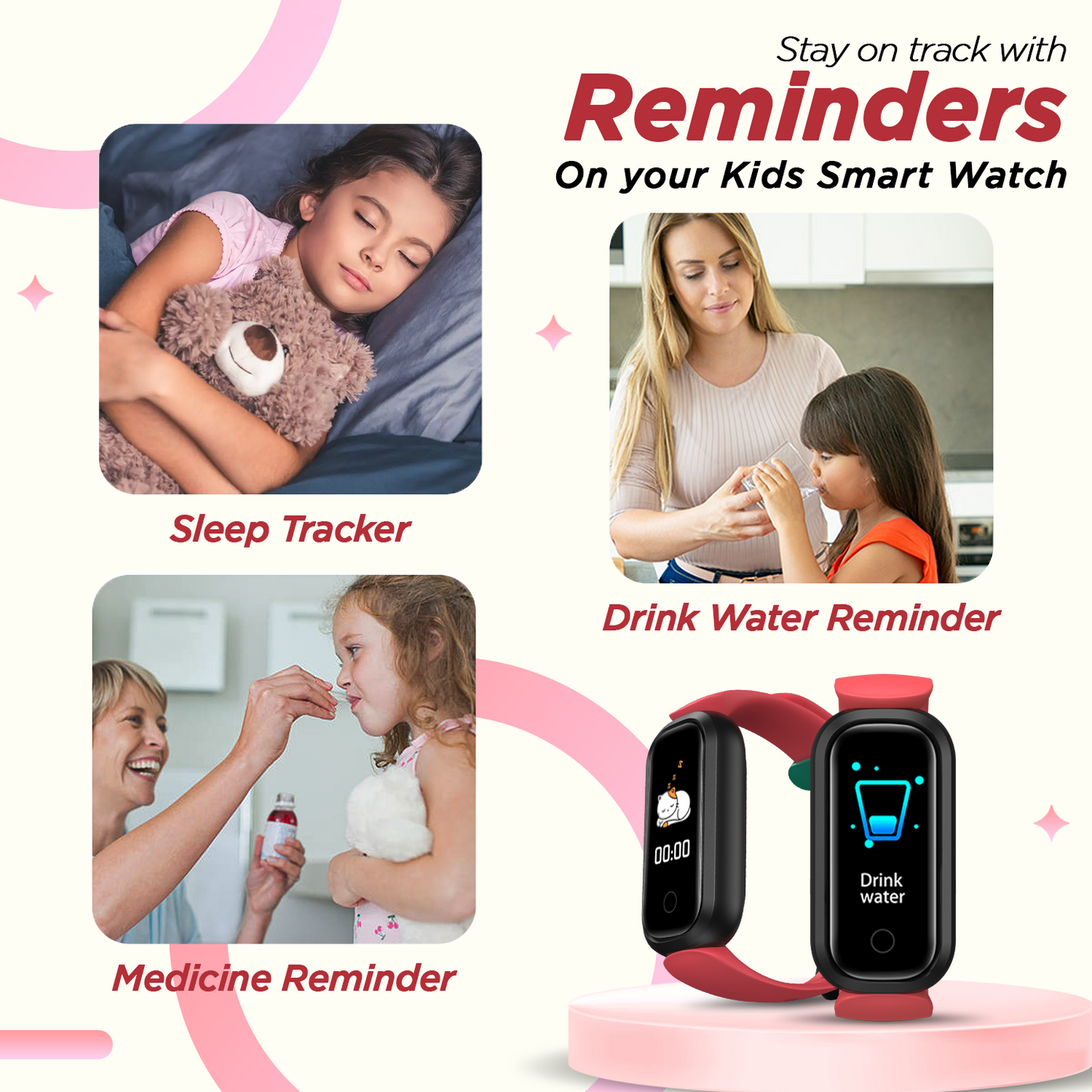 Turet Daisy Smart Watch for Kids