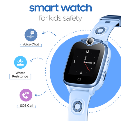 Turet Raspberry Smart Watch for Kids