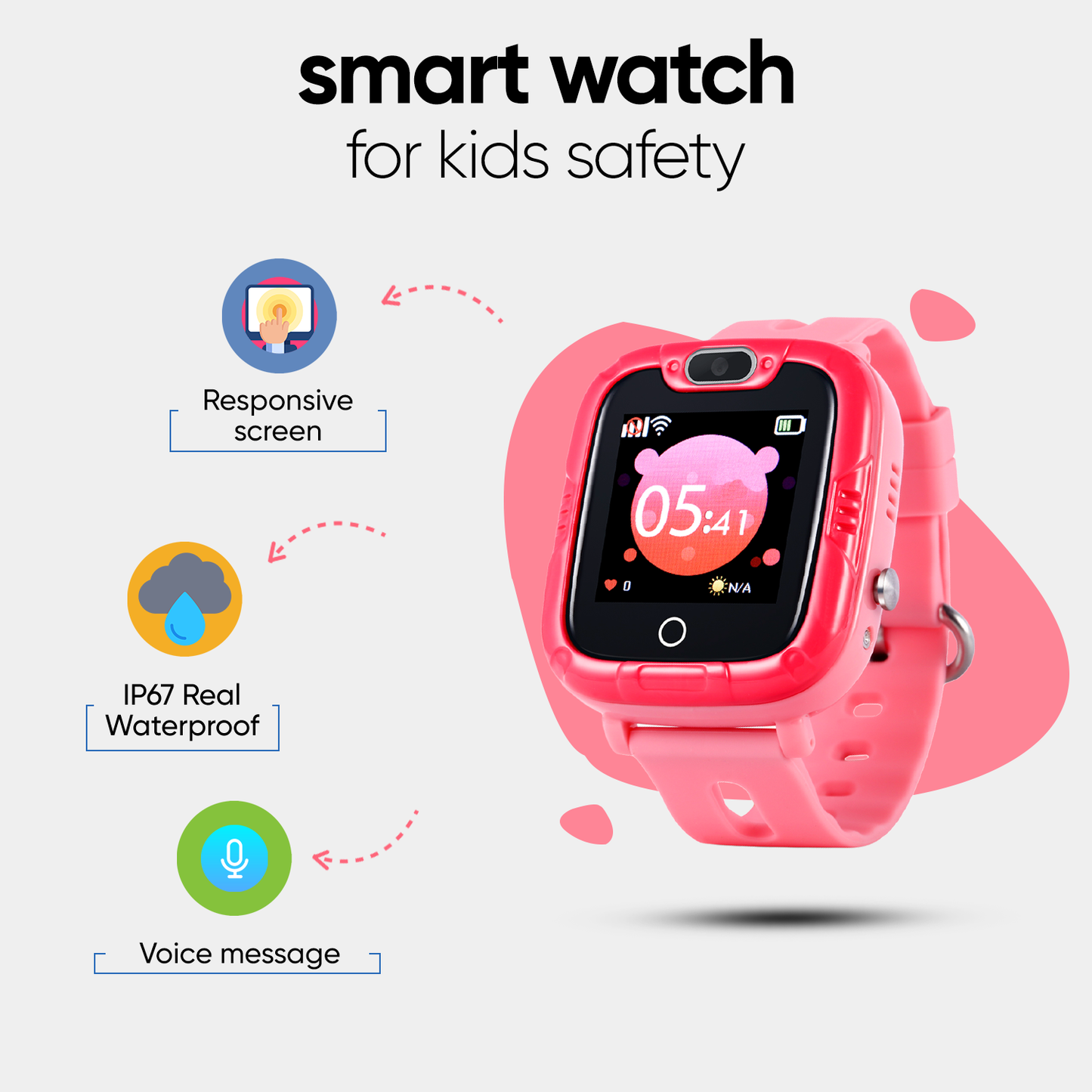 Turet Marshmallow Smart Watch for Kids