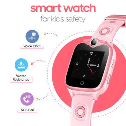 Turet Raspberry Smart Watch for Kids