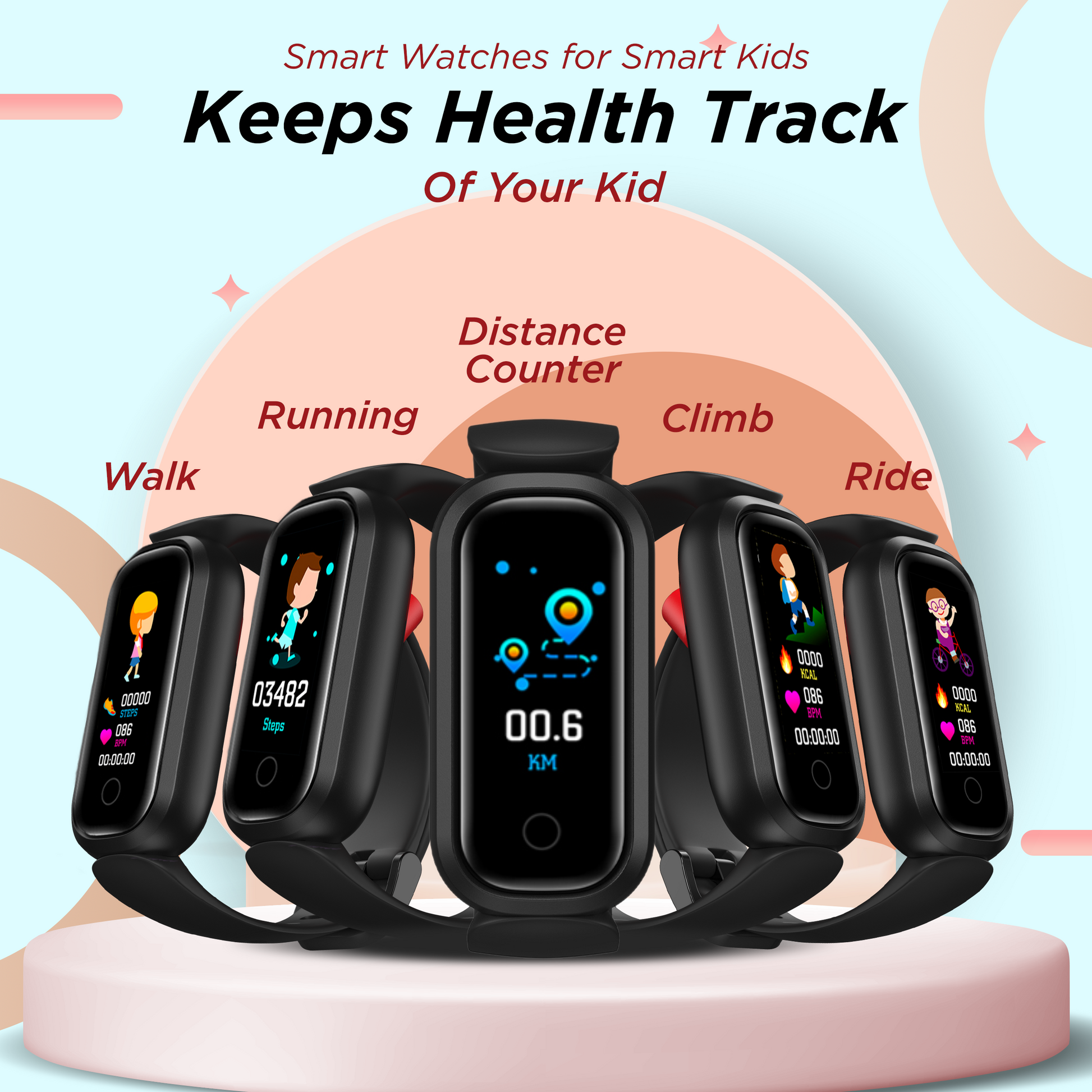 Turet Daisy Smart Watch for Kids