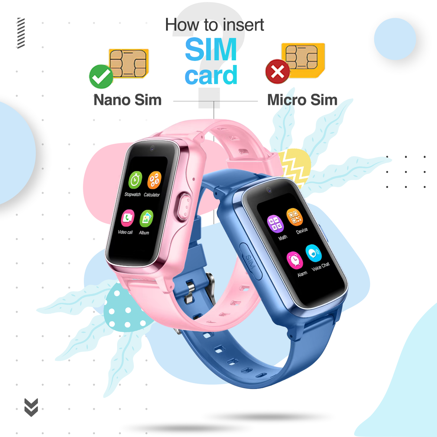 Turet Gumdrop Smart Watch for Kids