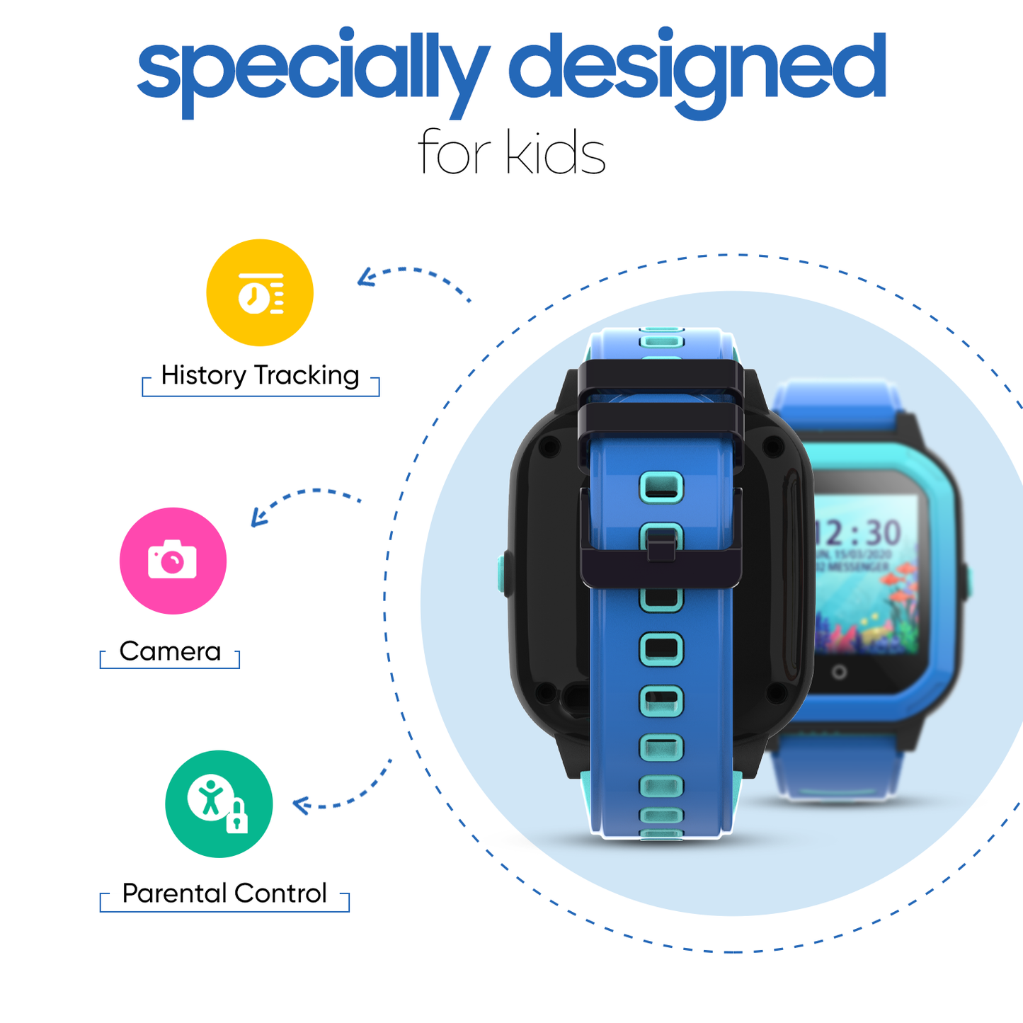 Turet Comet Smart Watch for Kids