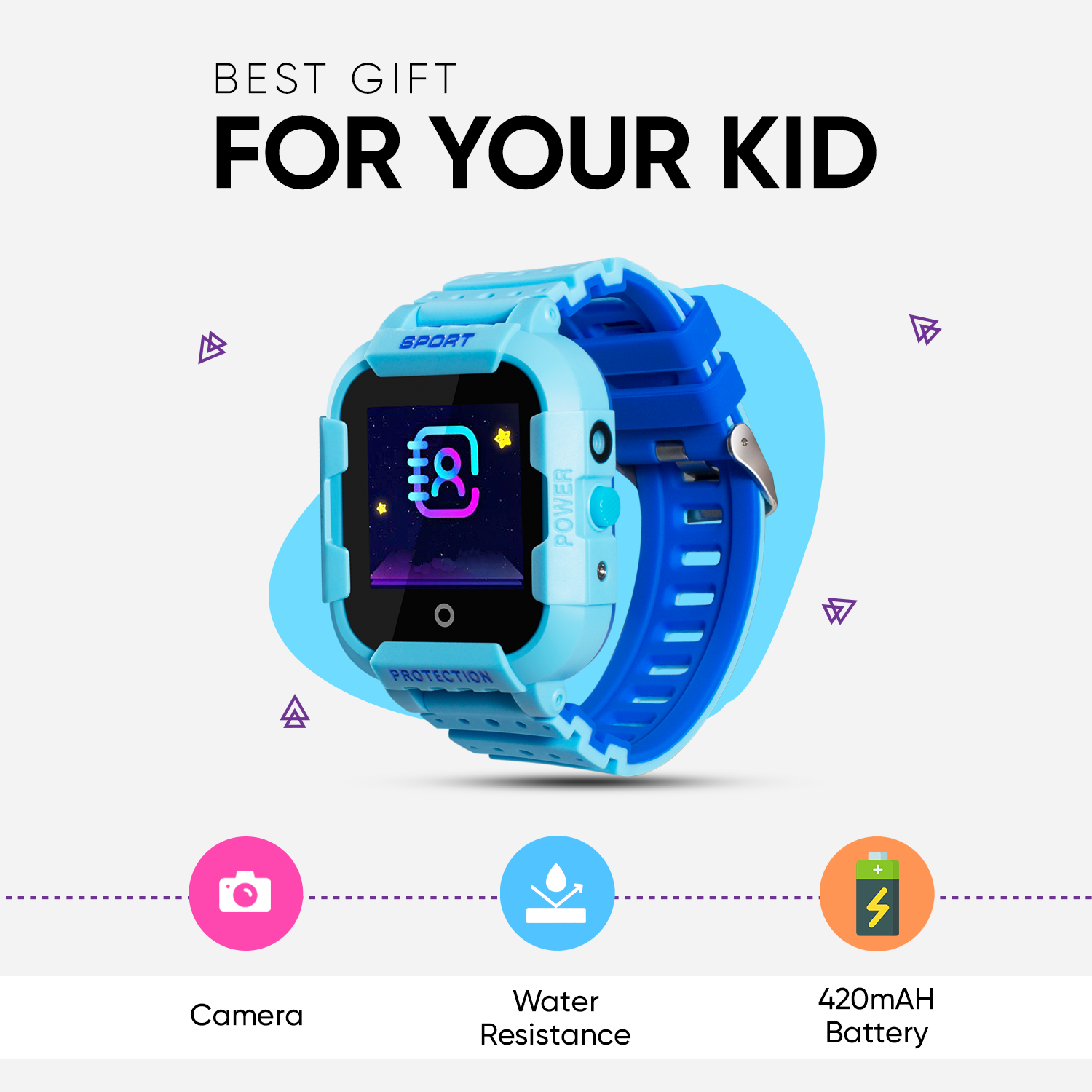 Turet Gator Smart Watch for Kids