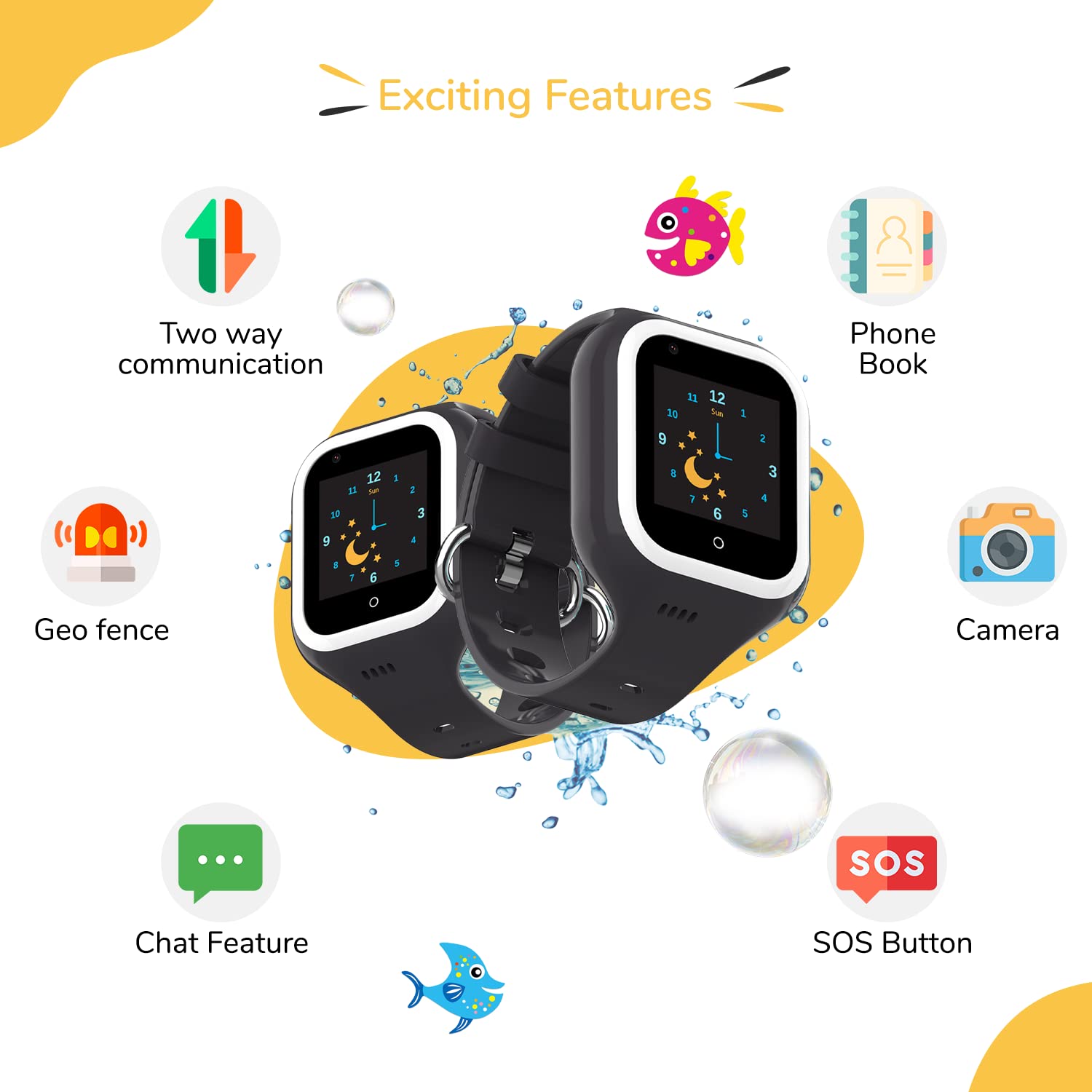 Turet Jellybean Smart Watch for Kids