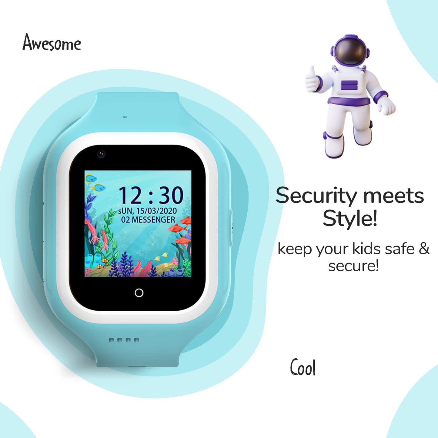 Turet JellyBean Smart Watch for Kids