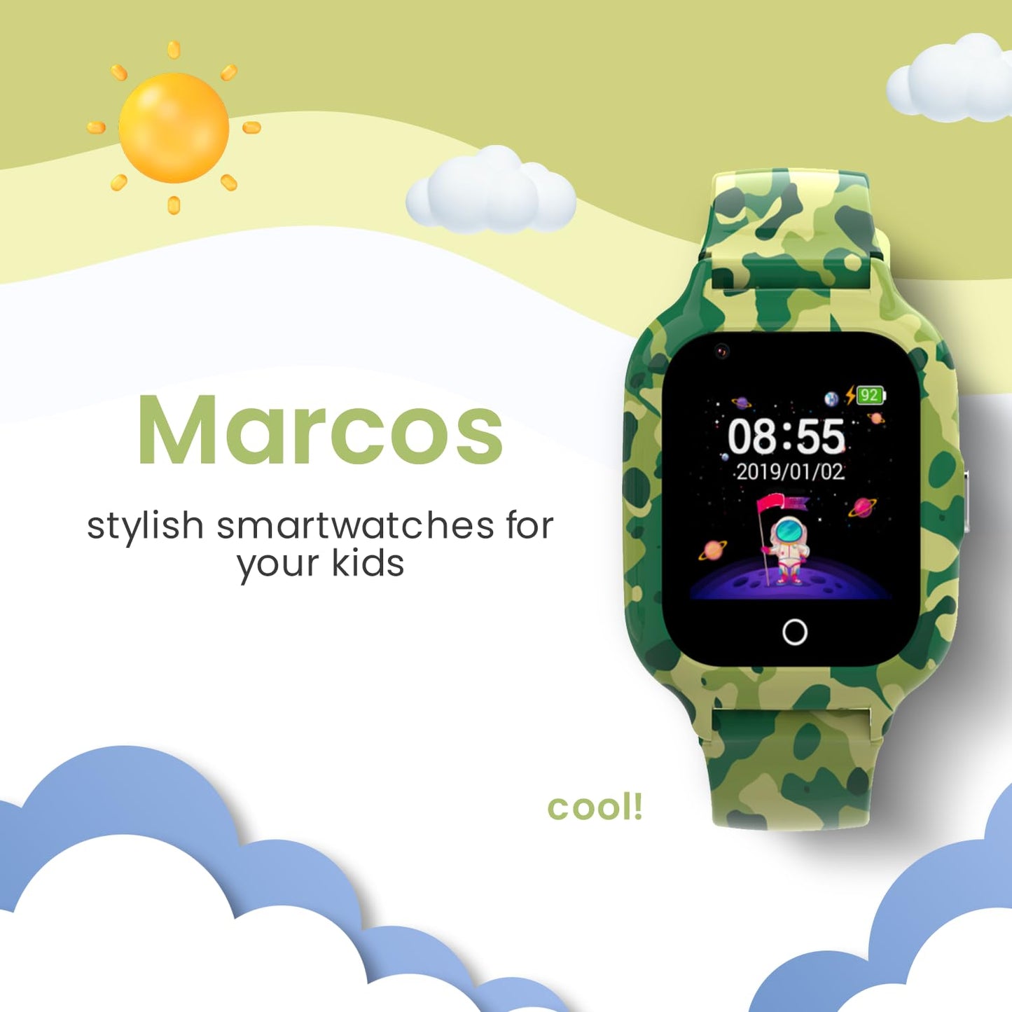 Turet Marcos Smart Watch for Kids