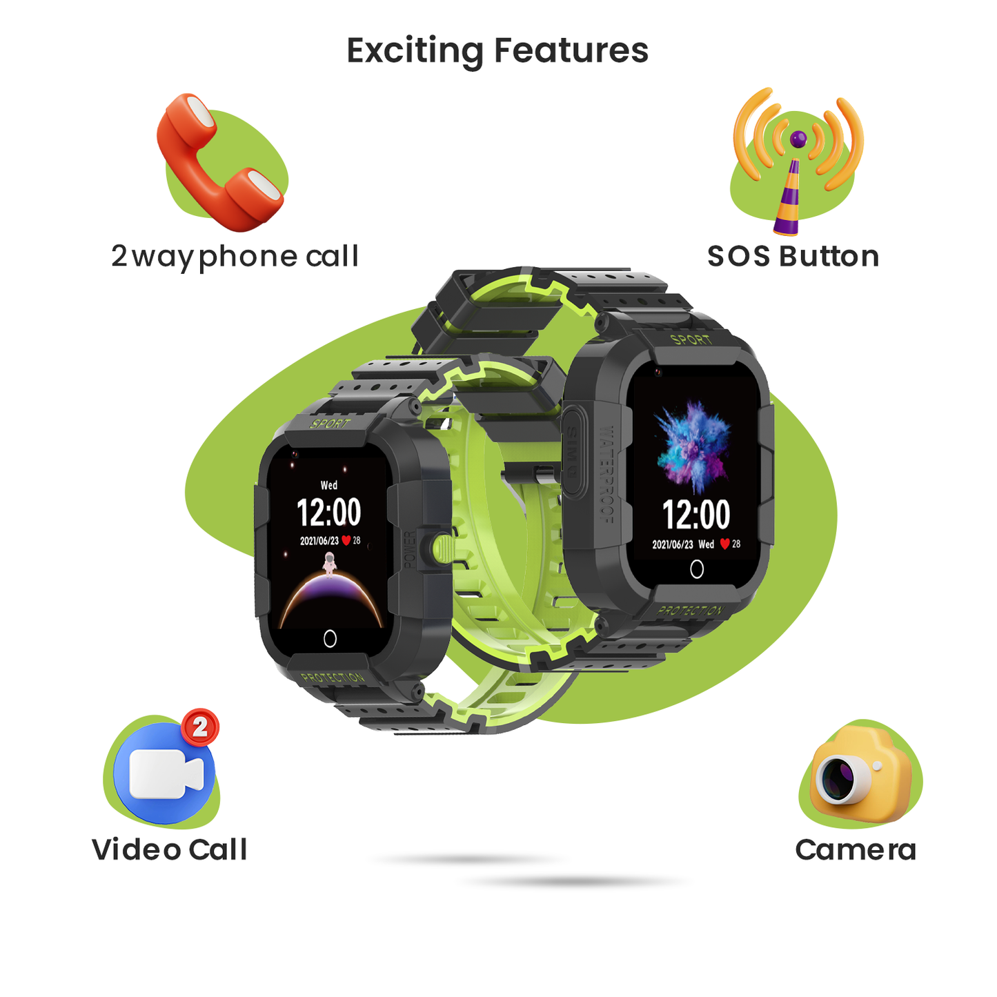 Turet Gator 2.0 Smart Watch for Kids