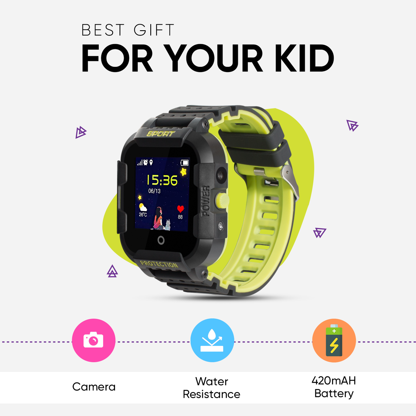 Turet Gator Smart Watch for Kids