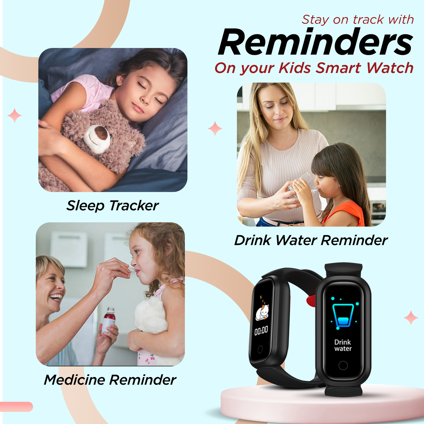 Turet Daisy Smart Watch for Kids