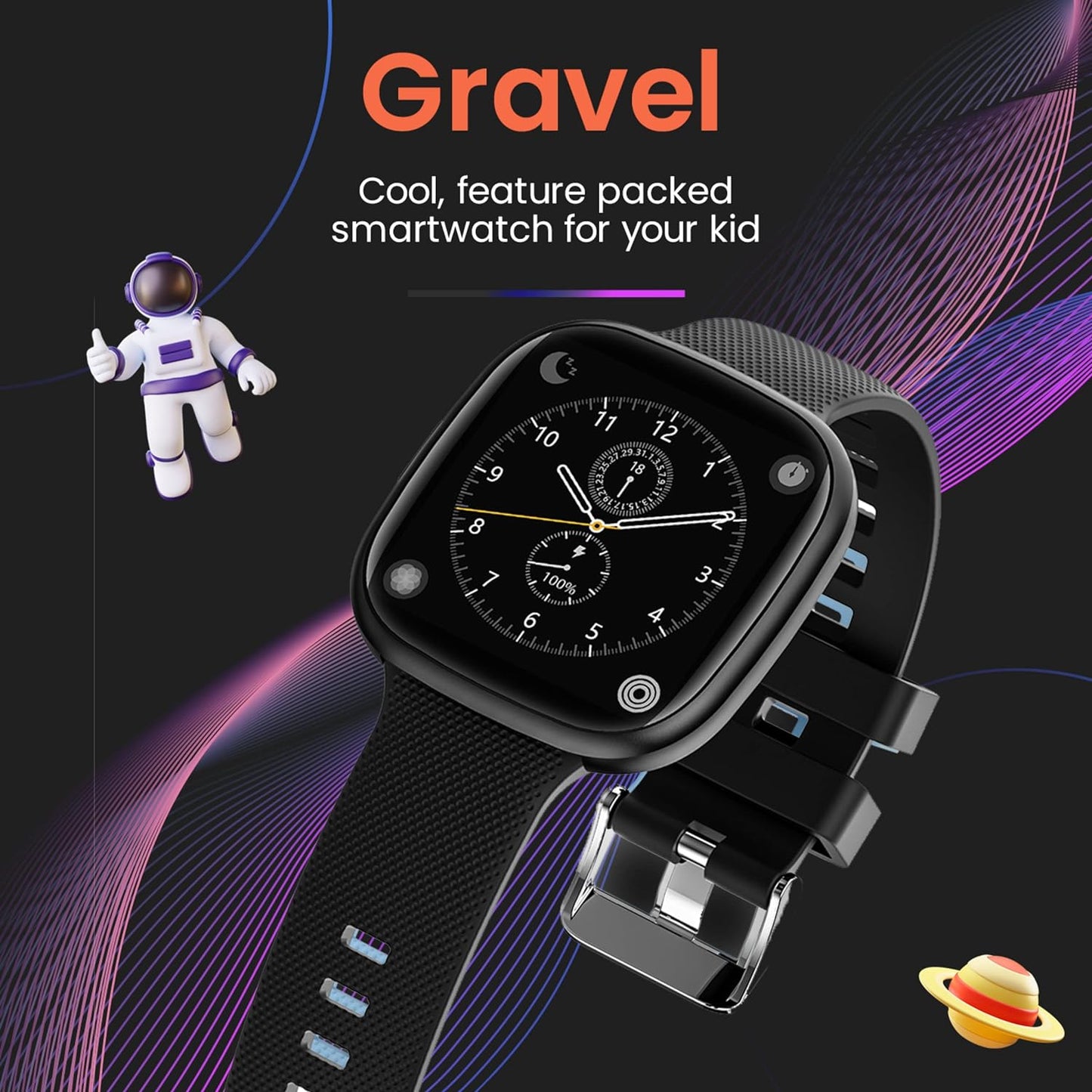 Turet Gravel Smart Watch for Kids